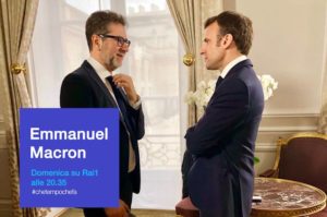Emmanuel Macron Che Tempo che fa