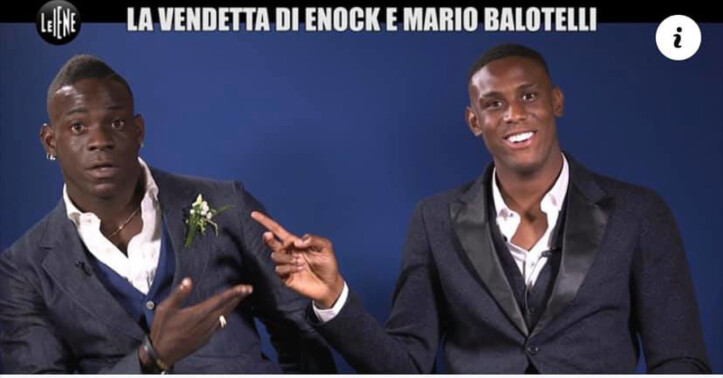 Le Iene Mario Balotelli e Enock