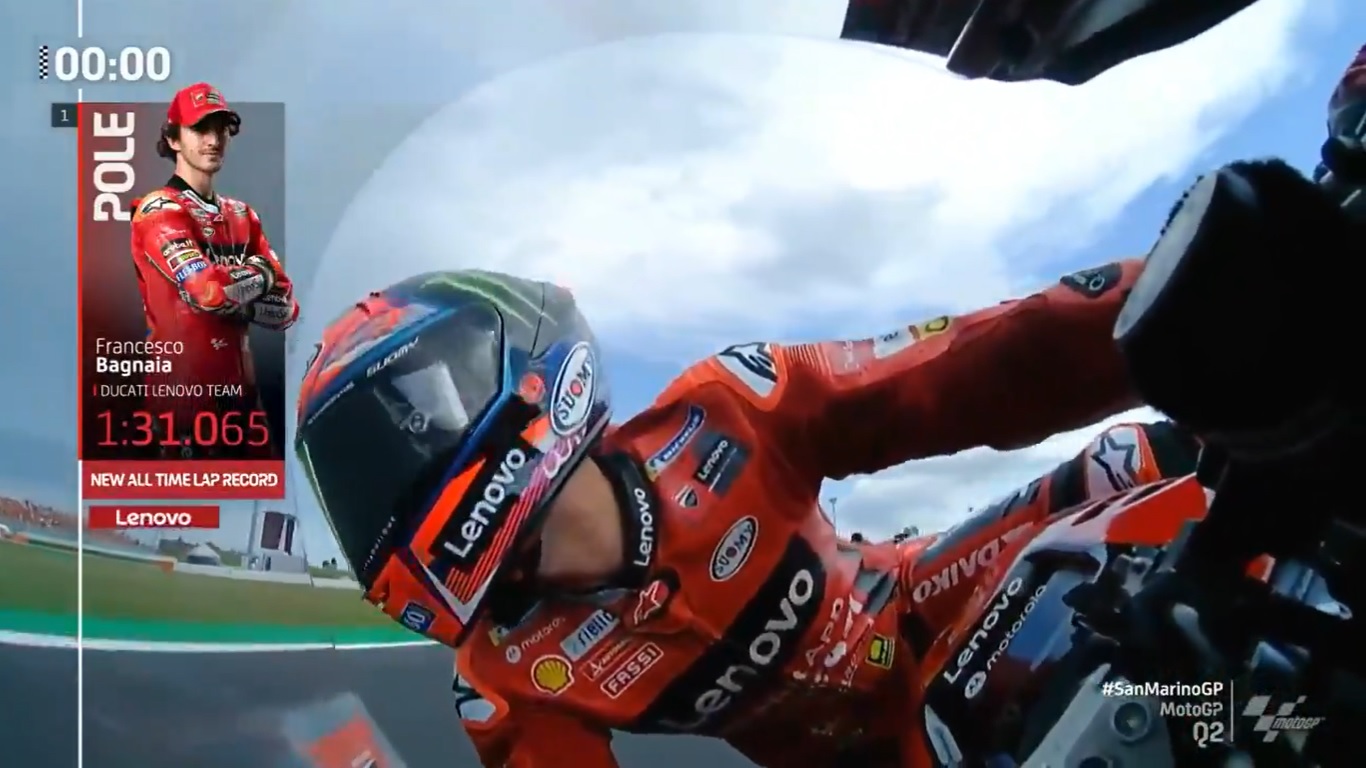 MotoGP, ancora doppietta Ducati: Bagnaia in pole a Misano - ZON