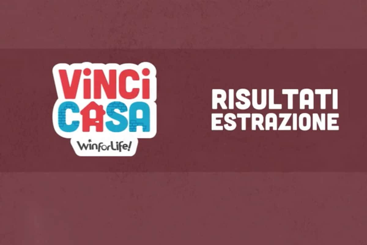 Estrazione VinciCasa domenica 4 agosto 2024: la combinazione vincente