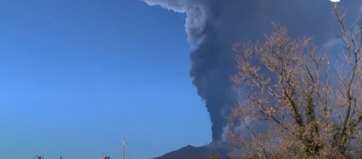 eruzione Etna 21 febbraio