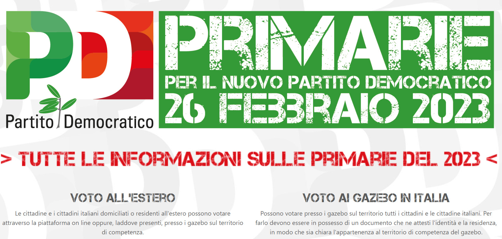 Primarie PD oltre 120 seggi in provincia di Salerno