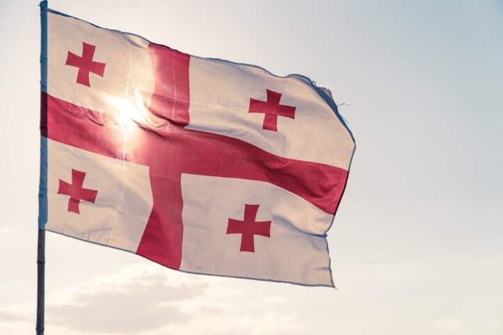 Georgia bandiera