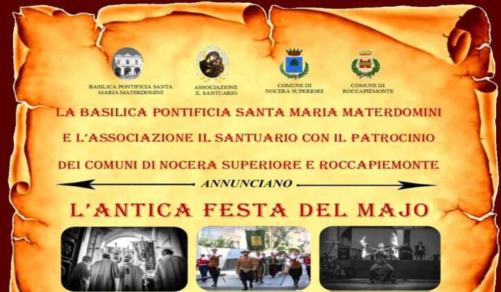 Comune di Roccapiemonte e Nocera Superiore celebrano insieme la Festa del Majo