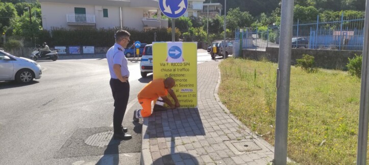 Nocera Superiore, lavori in via Ricco