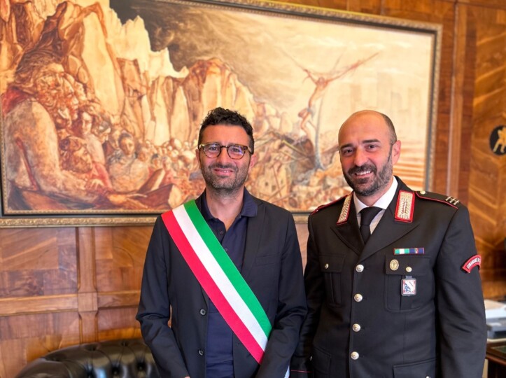 Pontecagnano Faiano foto lanzara e nuovo comandante