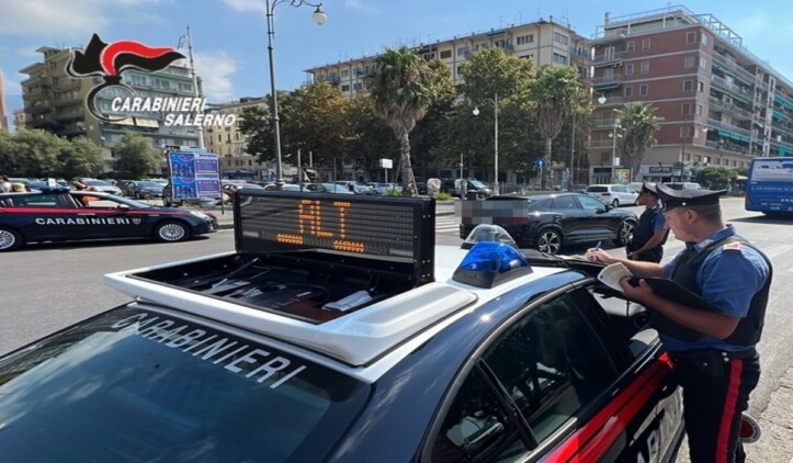 Carabinieri Salerno controlli Parco Mercatello