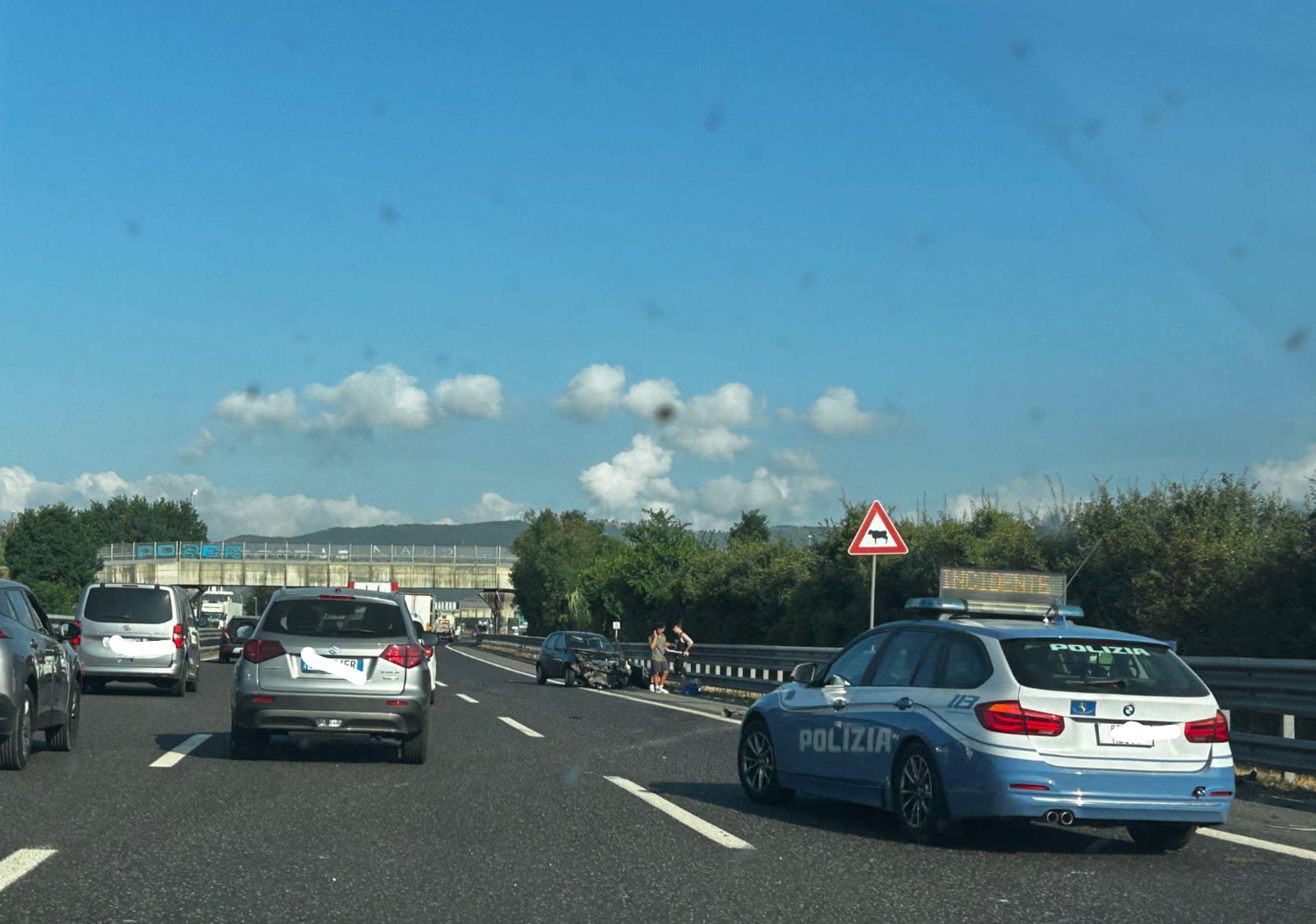 Incidente autostrada Montecorvino Salerno