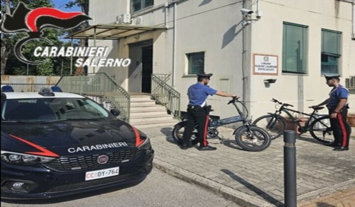 Carabinieri pontecagnano bici