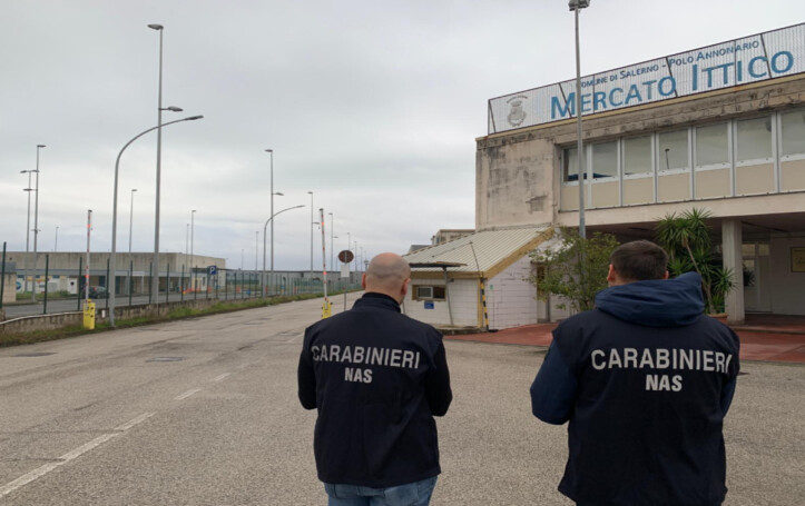 Salerno - Mercato Ittico Carabinieri Nas Natale Castel San Giorgio Cannalonga