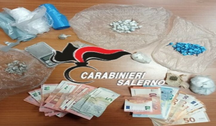 carabinieri salerno droga soldi