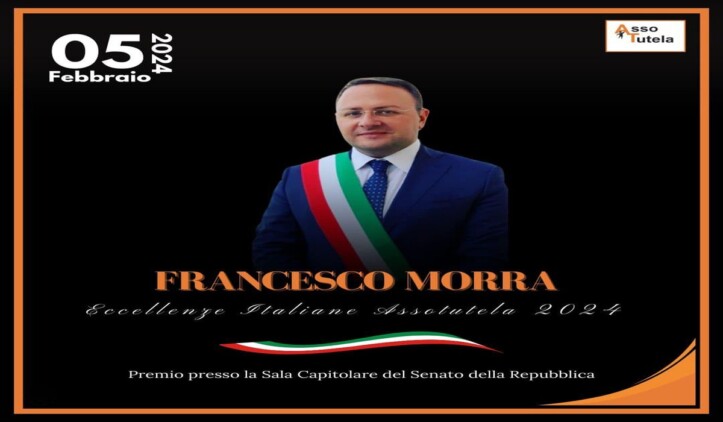 Pellezzano sindaco Francesco Morra premio eccellenze italiane (1)