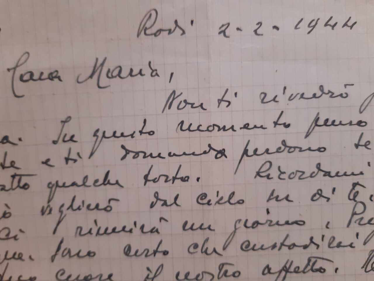 Baronissi, scoperte lettere del 1944 di un giovane militare