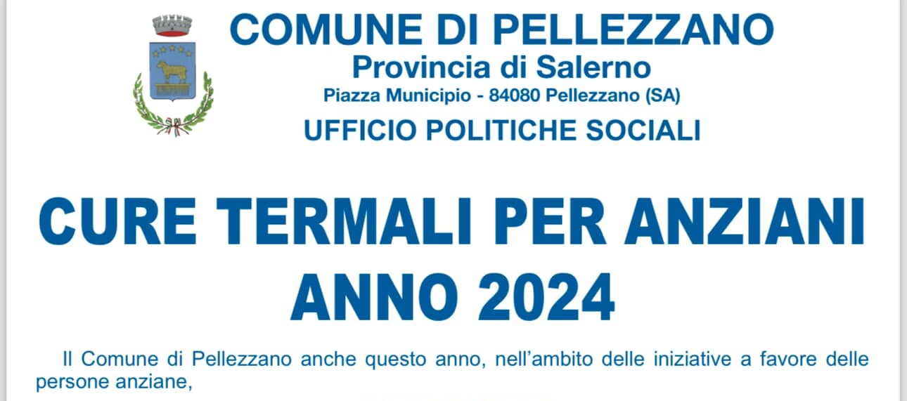 Pellezzano, al via le iscrizioni per le cure termali agli over 60