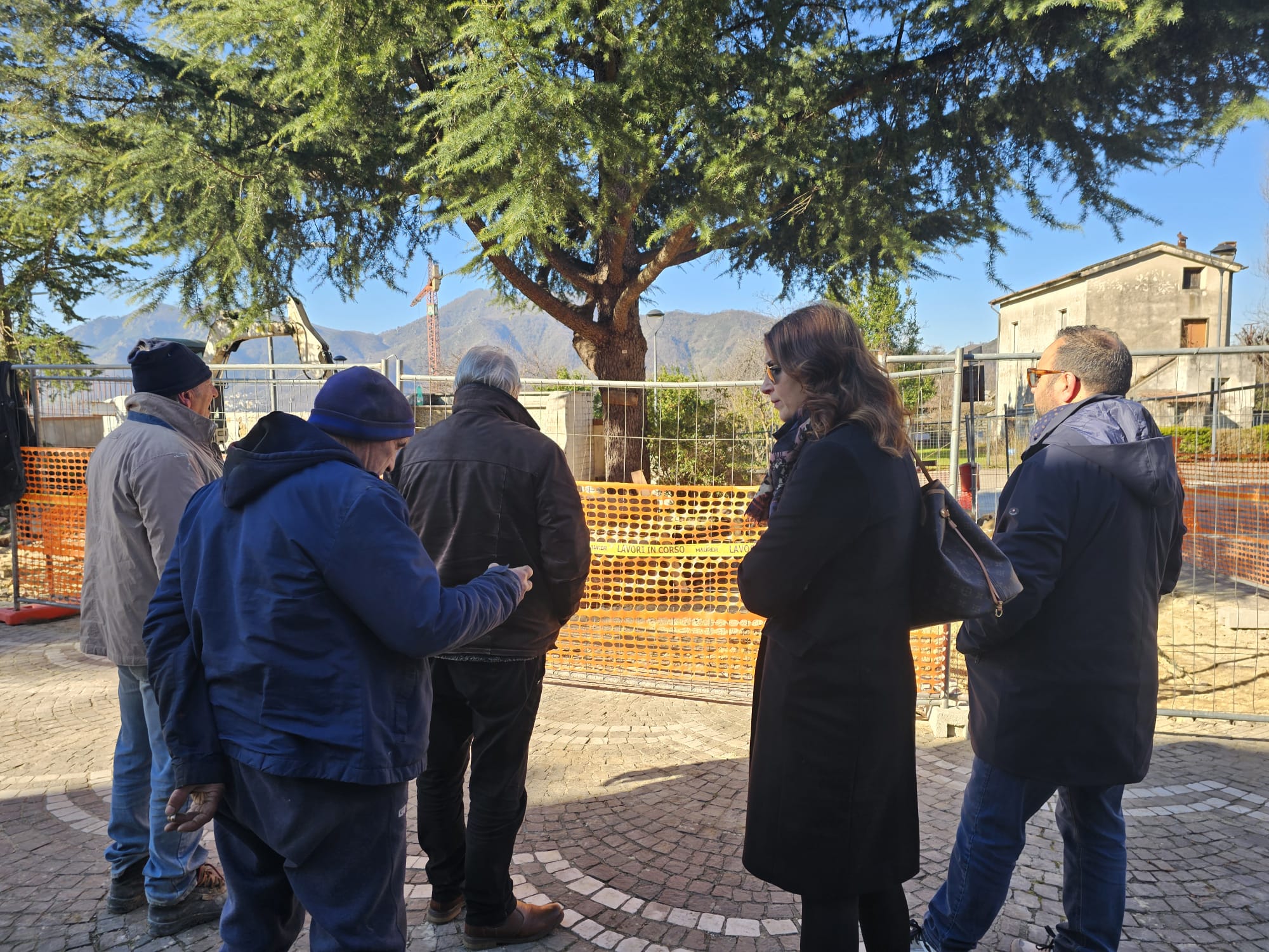 Baronissi, nuova piazza nella frazione di Orignano: partiti i lavori di riqualificazione urbana