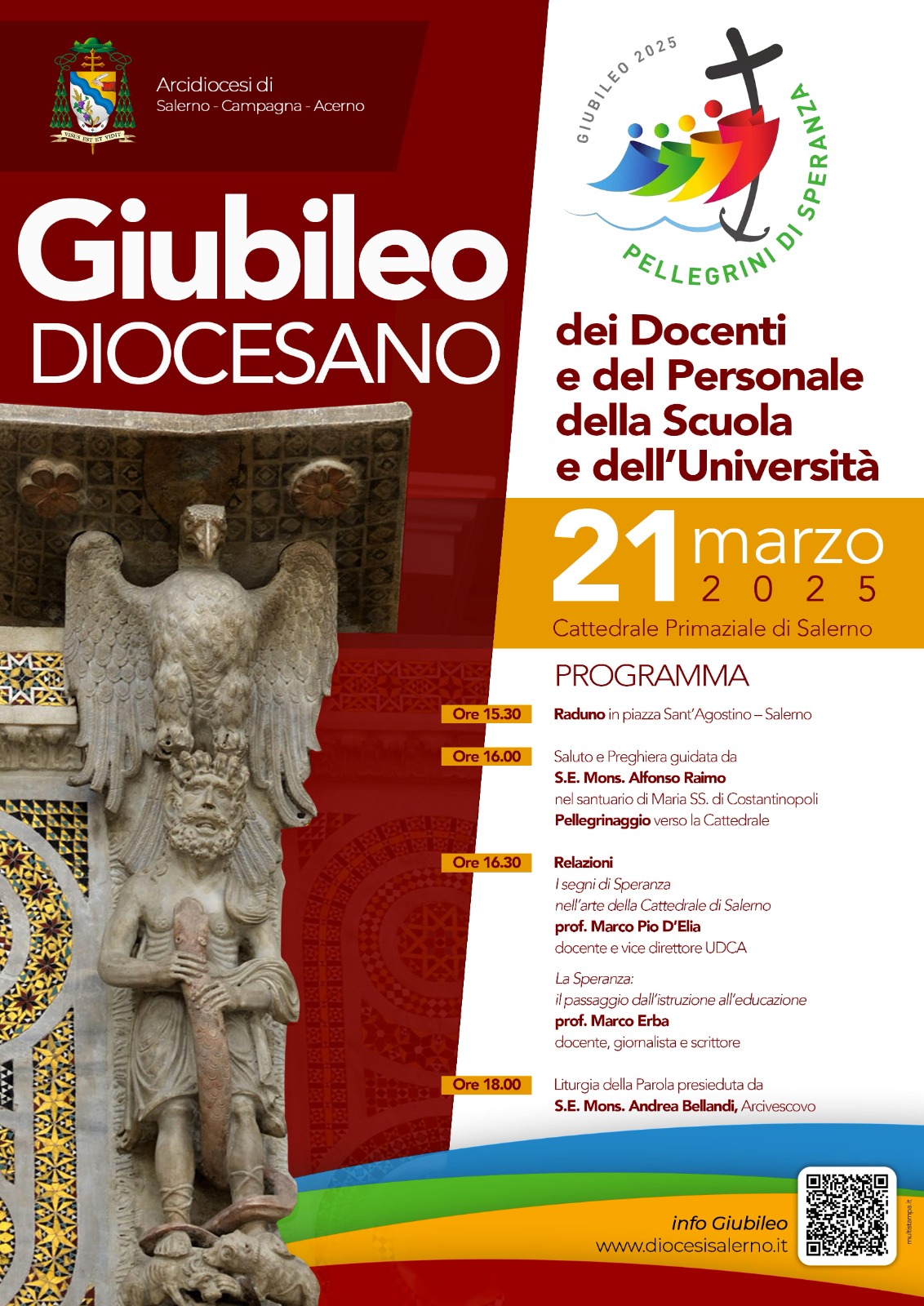 Giubileo Diocesano dei Docenti e del Personale della Scuola e dell’Università