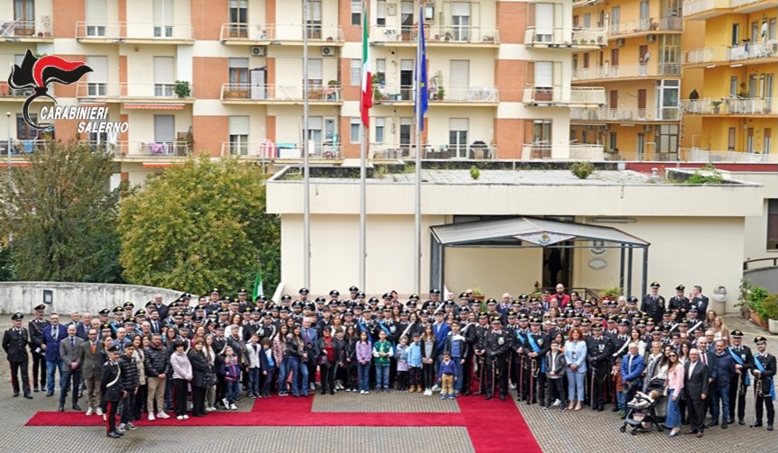 Cerimonia Comando da Zon.it Cerimonia al Comando Provinciale di Salerno giuramento dei nuovi vicebrigadieri e consegna delle ricompense
