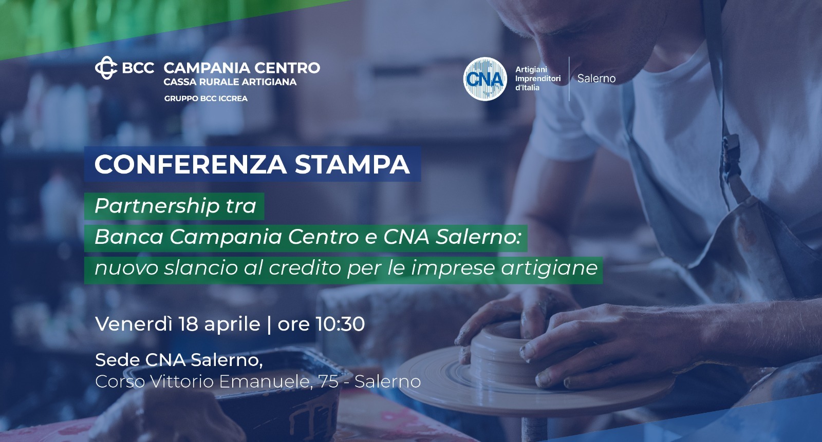 Partnership tra Banca Campania Centro e CNA Salerno: nuovo slancio al credito per le imprese artigiane