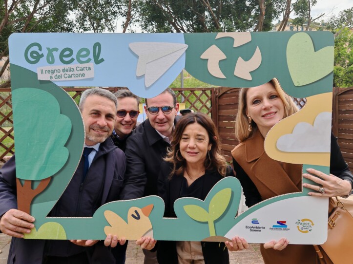 “Greel – Il regno della carta e del cartone”: donata la prima ecoteca salernitana al Parco Pinocchio