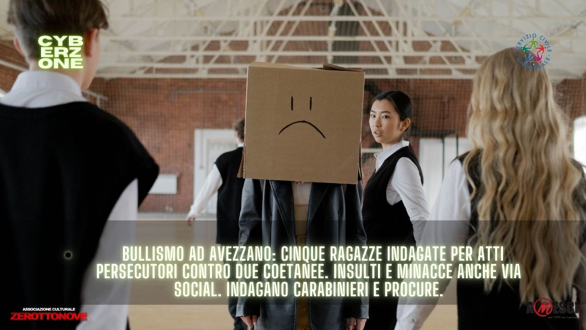bullismo e minacce ad avezzano cinque ragazze indagate vittime due coetanee perseguitate a scuola e sui social