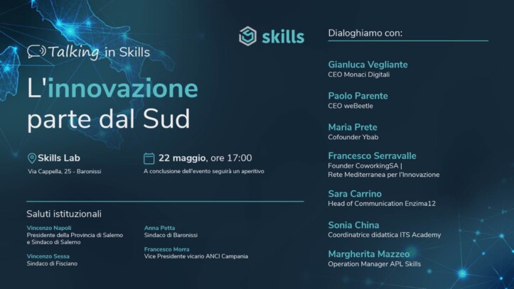 “L’innovazione parte dal Sud”, presentazione del programma di Skills Lab skills lab