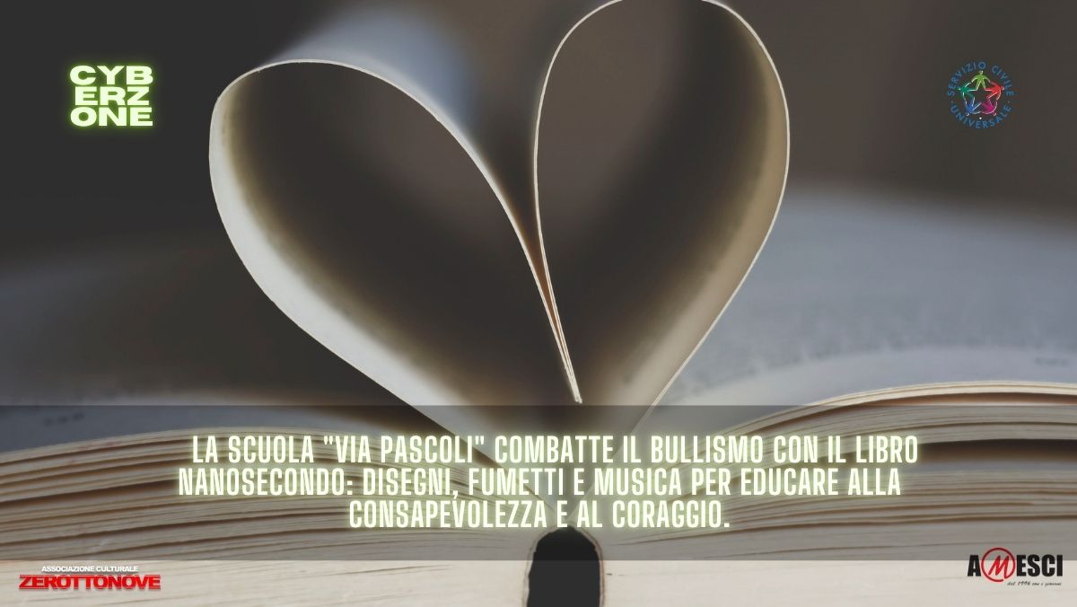 nanosecondo contro il bullismo la scuola via pascoli trasforma il libro in disegni e fumetti