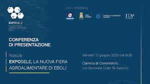 Exposele, la nuova fiera agroalimentari: domani 10 giugno la presentazione alla camera di commercio di Salerno Exposele, la nuova fiera agroalimentari: domani 10 giugno la presentazione alla camera di commercio di Salerno