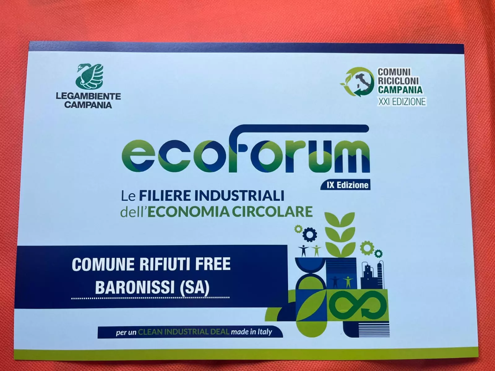 baronissi premiata come comune riciclone 2025 e confermata tra i comuni rifiuti free da Zon.it baronissi premiata come comune riciclone 2025 e confermata tra i comuni rifiuti free