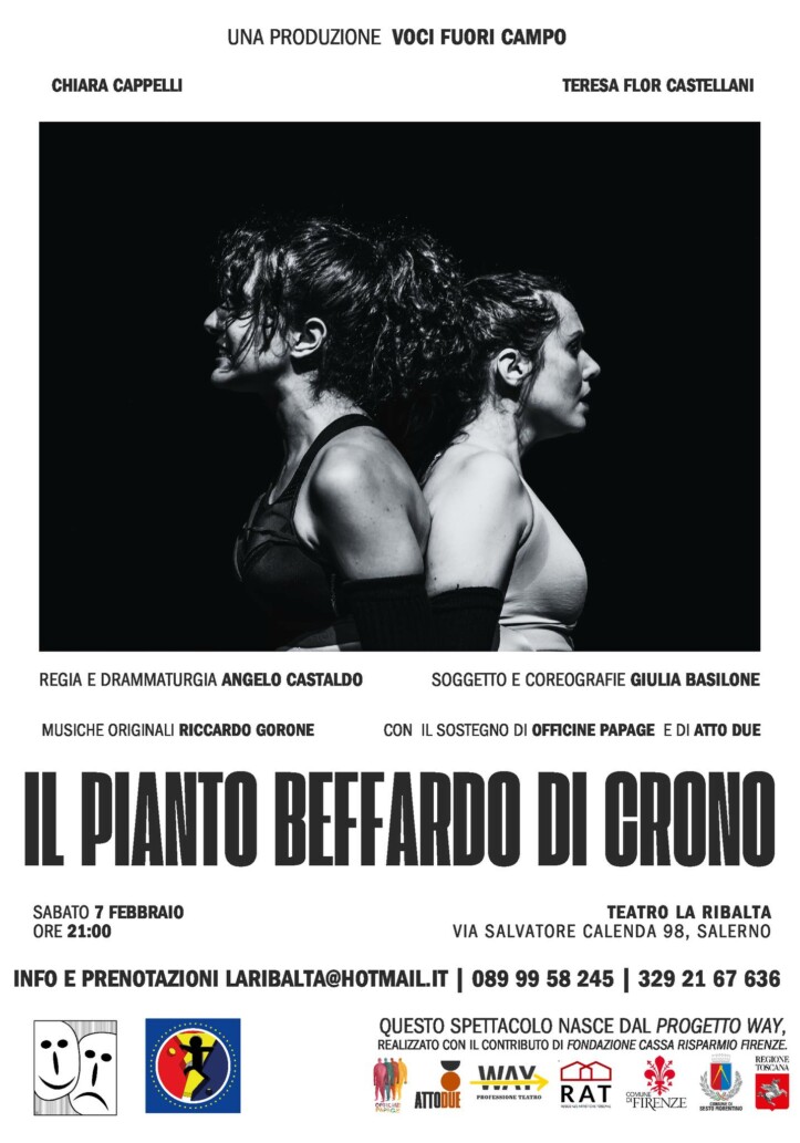 Al Teatro La Ribalta in scena “Il Pianto Beffardo di Crono”
