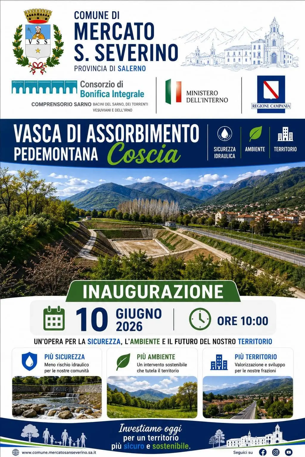 mercato san severino inaugurazione per la sistemazione idraulica della vasca coscia da Zon.it mercato san severino inaugurazione per la sistemazione idraulica della vasca coscia