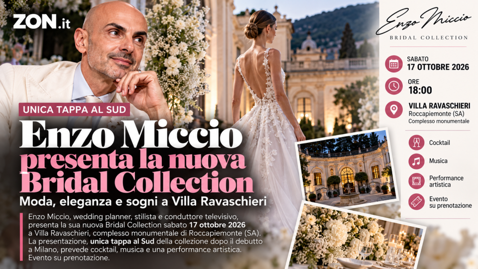 enzo miccio sceglie villa ravaschieri a roccapiemonte per presentare la sua nuova collezione sposa da Zon.it enzo miccio sceglie villa ravaschieri a roccapiemonte per presentare la sua nuova collezione sposa