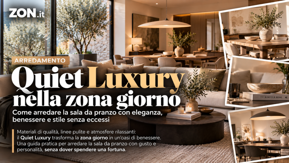 quiet luxury come arredare la sala da pranzo seguendo lo stile del momento da Zon.it quiet luxury come arredare la sala da pranzo seguendo lo stile del momento