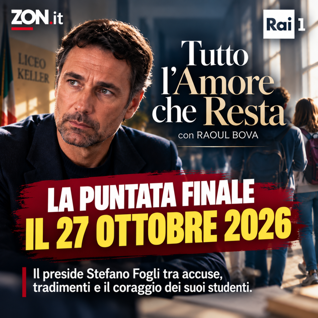 tutto l8217amore che resta anticipazioni del finale del 27 ottobre il preside fogli si gioca il liceo keller da Zon.it tutto l8217amore che resta anticipazioni del finale del 27 ottobre il preside fogli si gioca il liceo keller