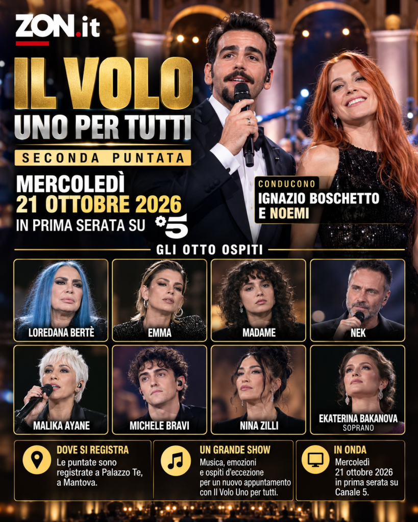il volo uno per tutti 21 ottobre ignazio boschetto e noemi con otto ospiti da loredana bert232 a ekaterina bakanova da Zon.it il volo uno per tutti 21 ottobre ignazio boschetto e noemi con otto ospiti da loredana bert232 a ekaterina bakanova