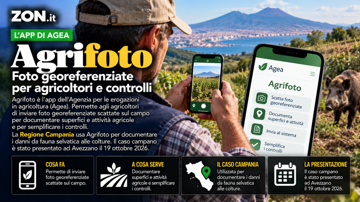 app agrifoto cos8217232 e come la regione campania la usa per i danni da fauna selvatica da Zon.it app agrifoto cos8217232 e come la regione campania la usa per i danni da fauna selvatica