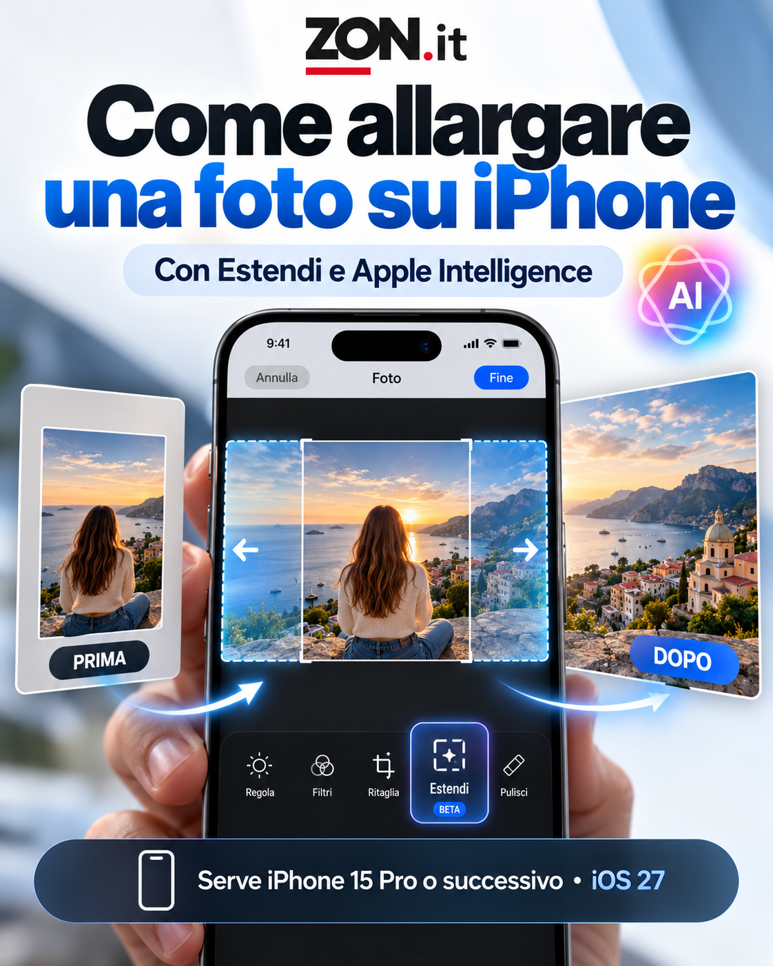 come allargare una foto su iphone con l8217ia guida a estendi di ios 27 da Zon.it come allargare una foto su iphone con l8217ia guida a estendi di ios 27
