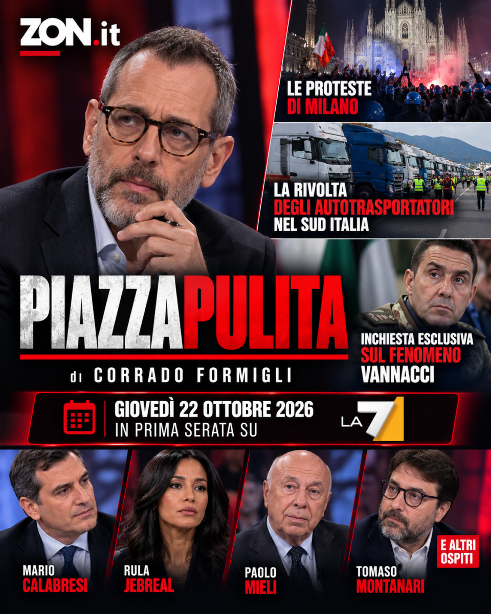 piazzapulita del 22 ottobre 2026 proteste di milano inchiesta su vannacci e gli ospiti di formigli da Zon.it piazzapulita del 22 ottobre 2026 proteste di milano inchiesta su vannacci e gli ospiti di formigli