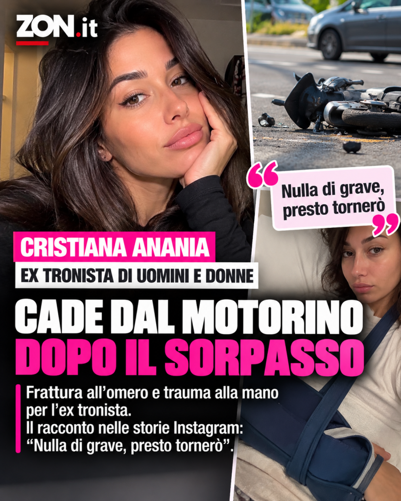 cristiana anania l8217ex tronista di uomini e donne cade dal motorino frattura all8217omero e un trauma alla mano da Zon.it cristiana anania l8217ex tronista di uomini e donne cade dal motorino frattura all8217omero e un trauma alla mano