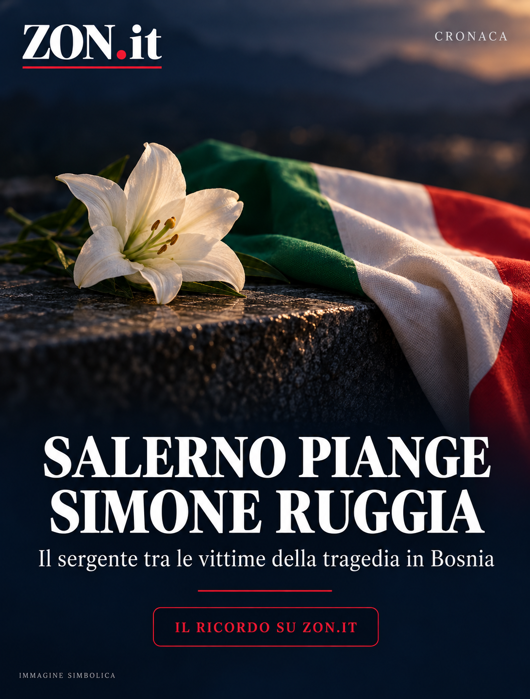 simone ruggia il sergente di salerno morto in bosnia nel ricordo dell8217amico d8217infanzia da Zon.it simone ruggia il sergente di salerno morto in bosnia nel ricordo dell8217amico d8217infanzia