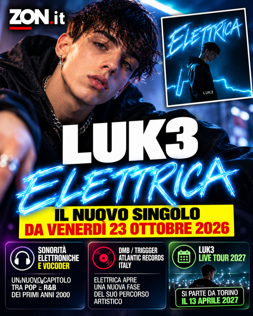 luk3 pubblica elettrica il singolo rampb anni 2000 che apre la strada a un nuovo album da Zon.it luk3 pubblica elettrica il singolo rampb anni 2000 che apre la strada a un nuovo album