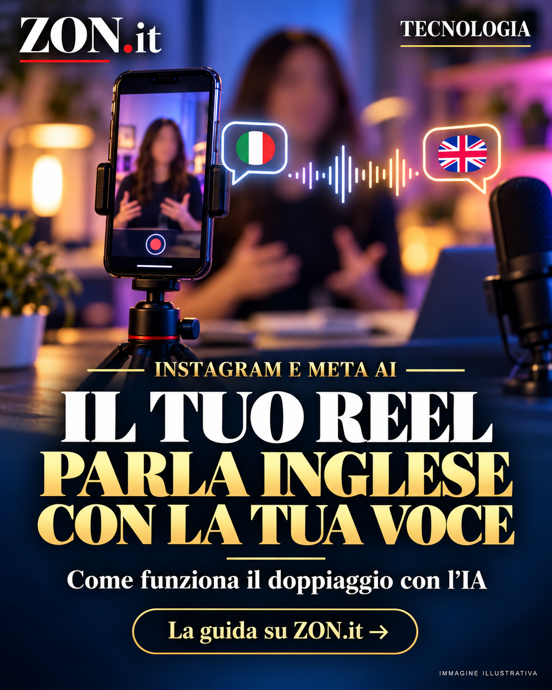 come tradurre un reel instagram in inglese con la tua voce grazie a meta ai da Zon.it come tradurre un reel instagram in inglese con la tua voce grazie a meta ai