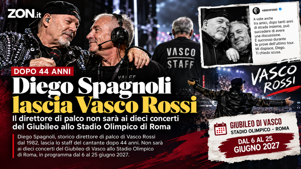 vasco rossi si scusa con diego spagnoli la lite alle prove che chiude 44 anni insieme da Zon.it vasco rossi si scusa con diego spagnoli la lite alle prove che chiude 44 anni insieme