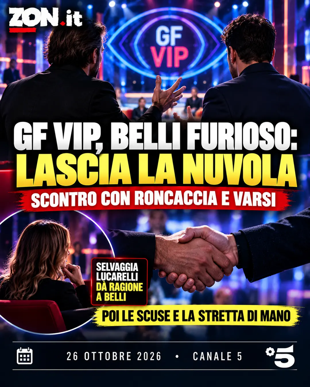 grande fratello vip del 26 ottobre 2026 nuova lite tra alex belli e alessandro roncaccia poi la stretta di mano con varsi da Zon.it grande fratello vip del 26 ottobre 2026 nuova lite tra alex belli e alessandro roncaccia poi la stretta di mano con varsi